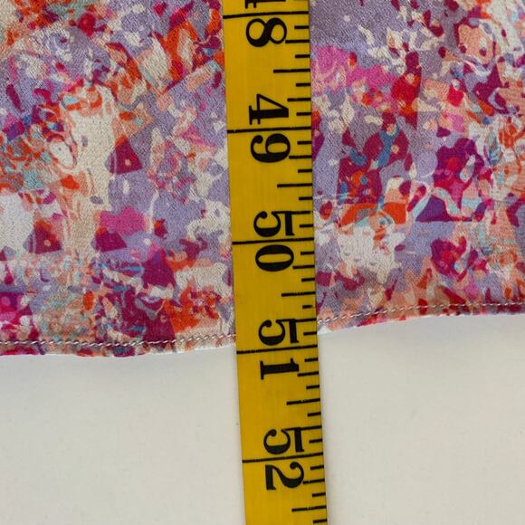 GILNER FARRAR Dress Medium Amelie Kaleidoscope Smocked Corset Waist Lined - Picture 14 of 14